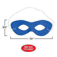 Blue Fabric Hero Mask with Elastic - Spirit Colors