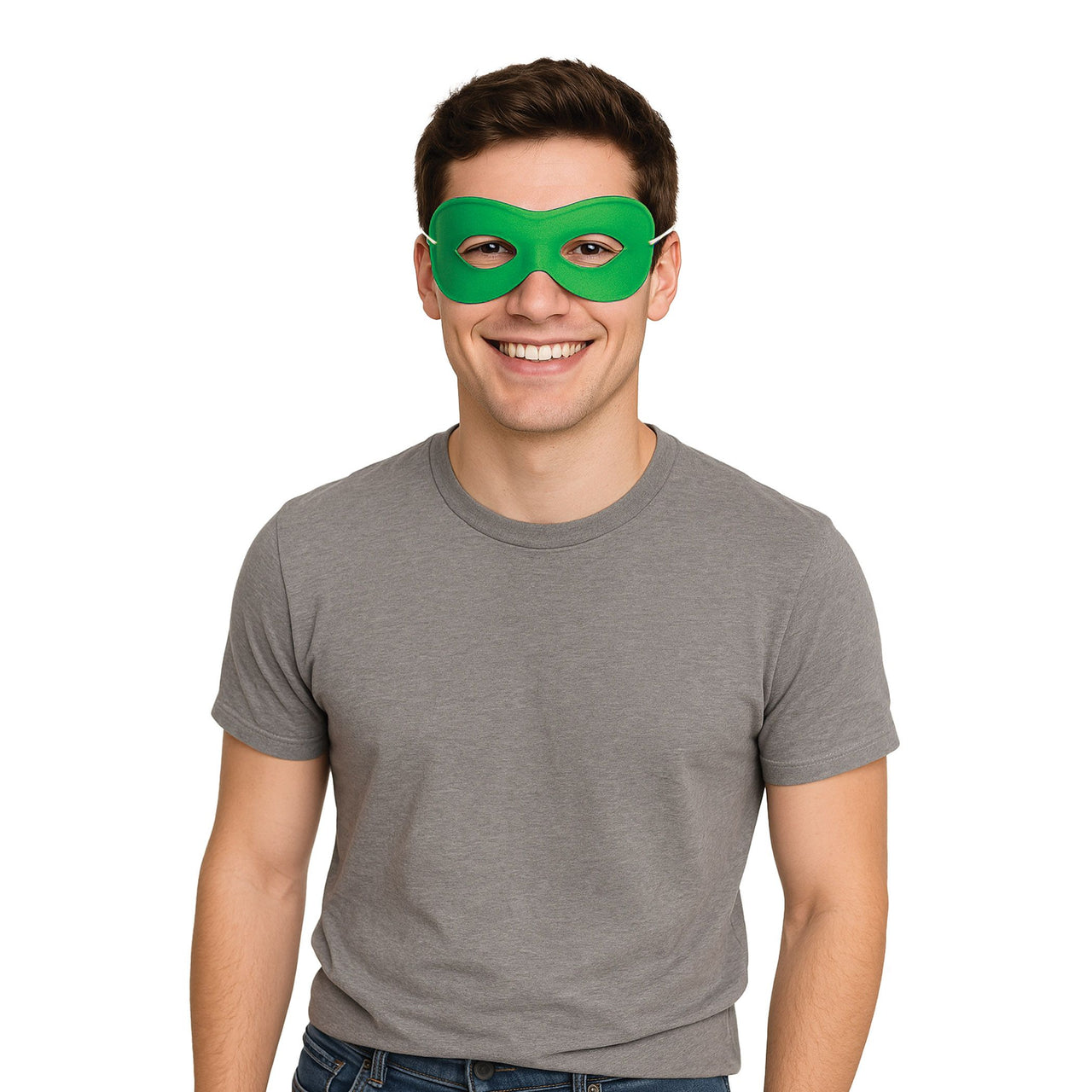Green Fabric Hero Mask - Spirit & Halloween Fun