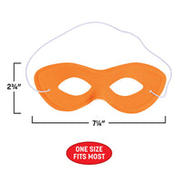 Orange Fabric Hero Mask - Spirit & Halloween Fun