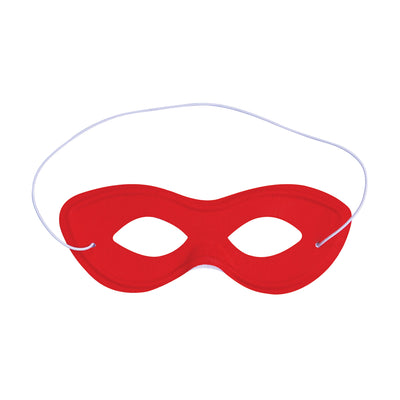 Red Fabric Hero Mask - Spirit Colors & Halloween Fun