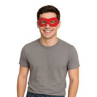 Red Fabric Hero Mask - Spirit Colors & Halloween Fun