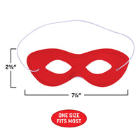 Red Fabric Hero Mask - Spirit Colors & Halloween Fun