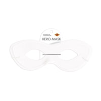 White Fabric Hero Mask - Spirit Colors & Halloween Fun