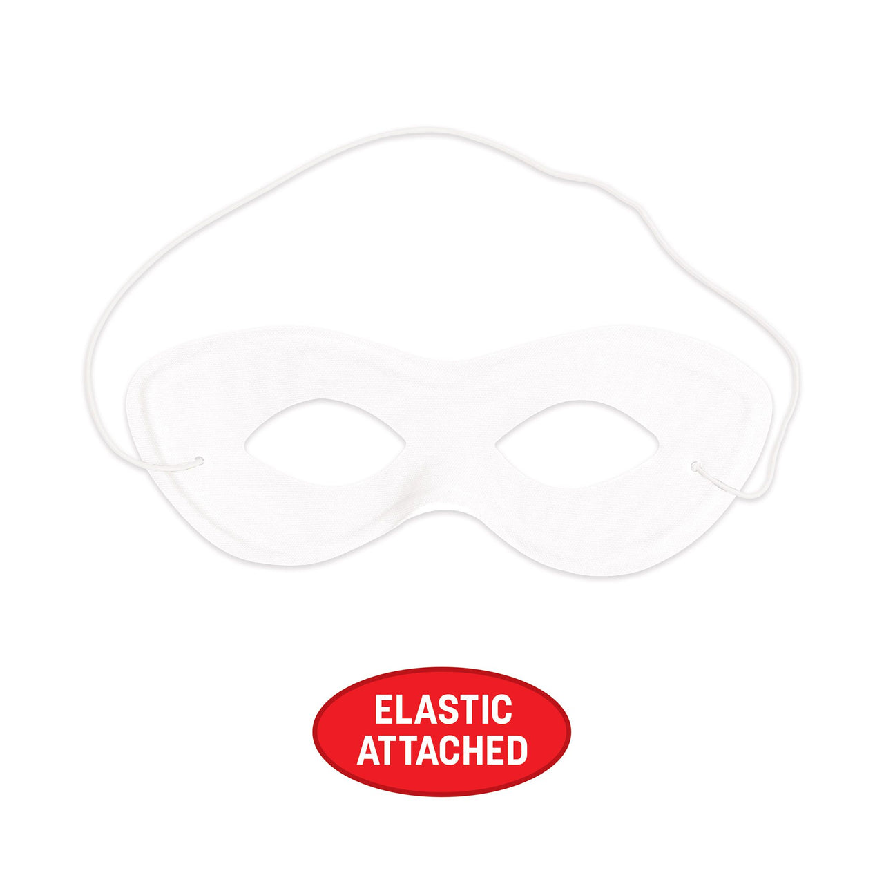 White Fabric Hero Mask - Spirit Colors & Halloween Fun
