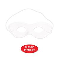 White Fabric Hero Mask - Spirit Colors & Halloween Fun