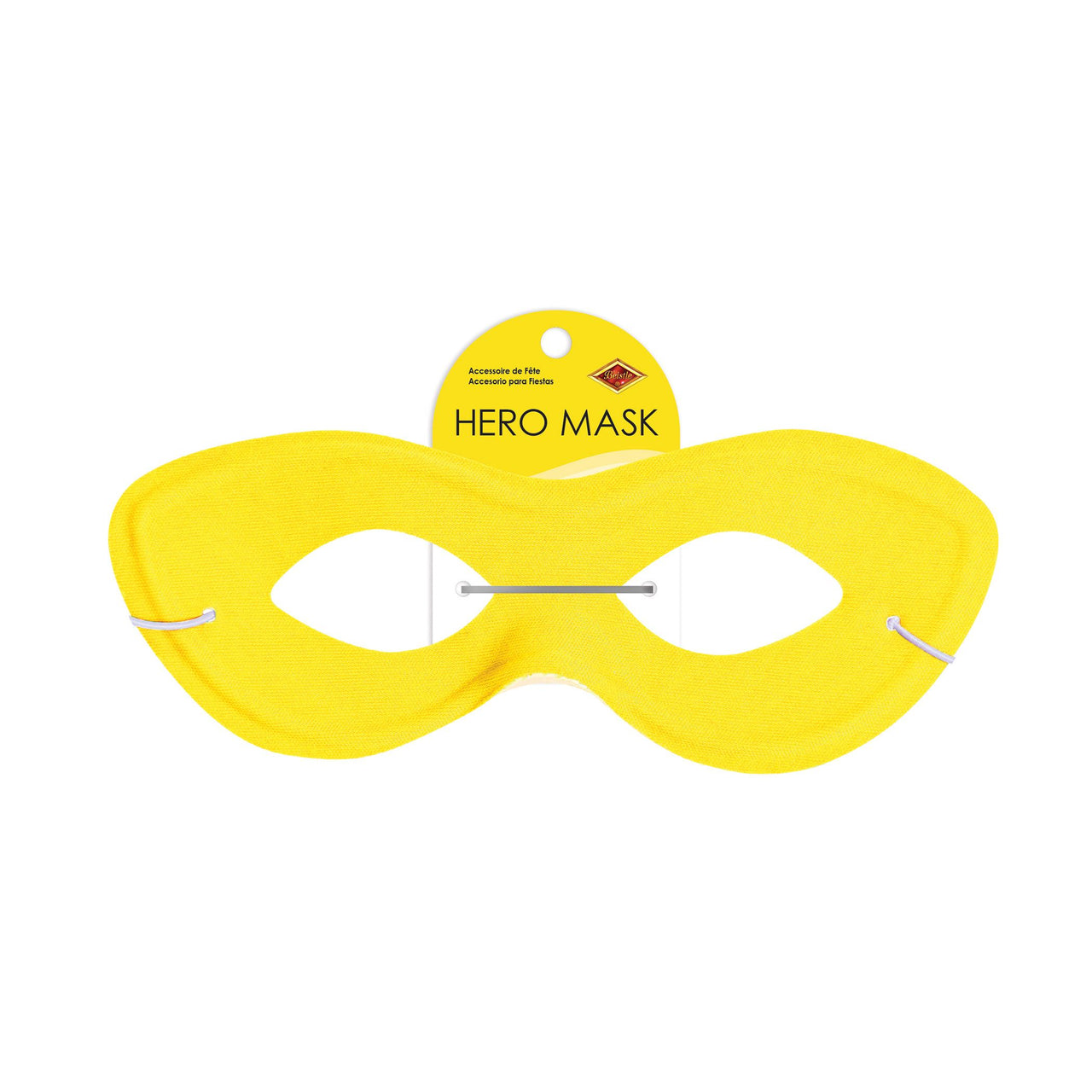 Yellow Fabric Hero Mask - Spirit Colors & Halloween