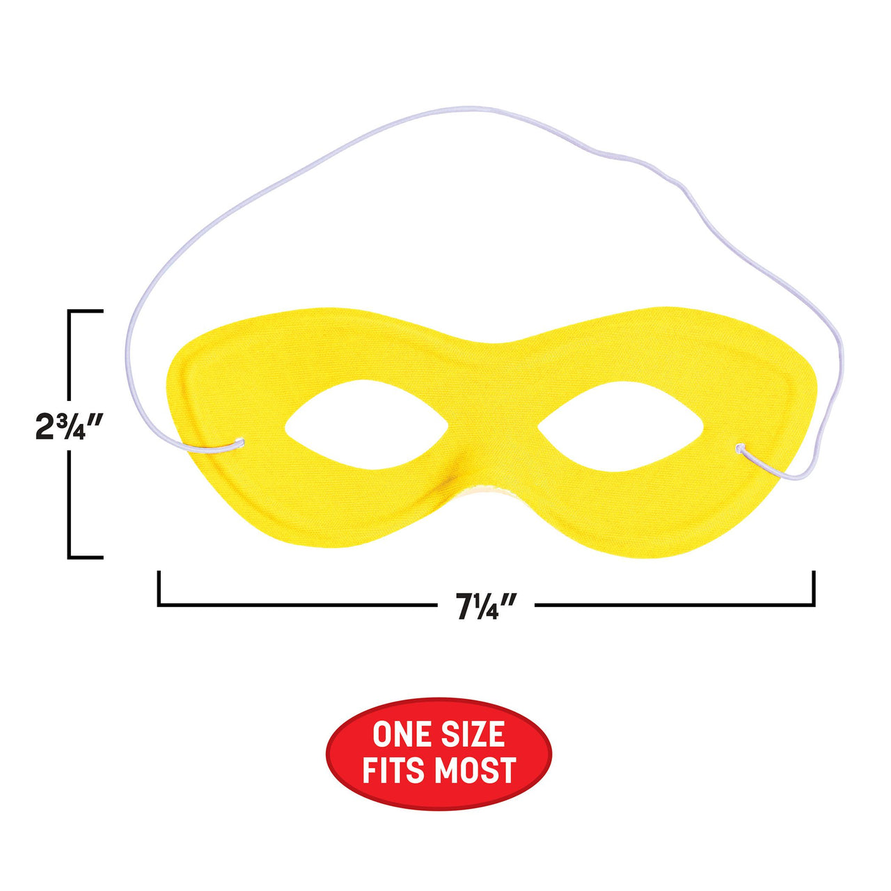 Yellow Fabric Hero Mask - Spirit Colors & Halloween