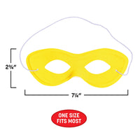 Yellow Fabric Hero Mask - Spirit Colors & Halloween