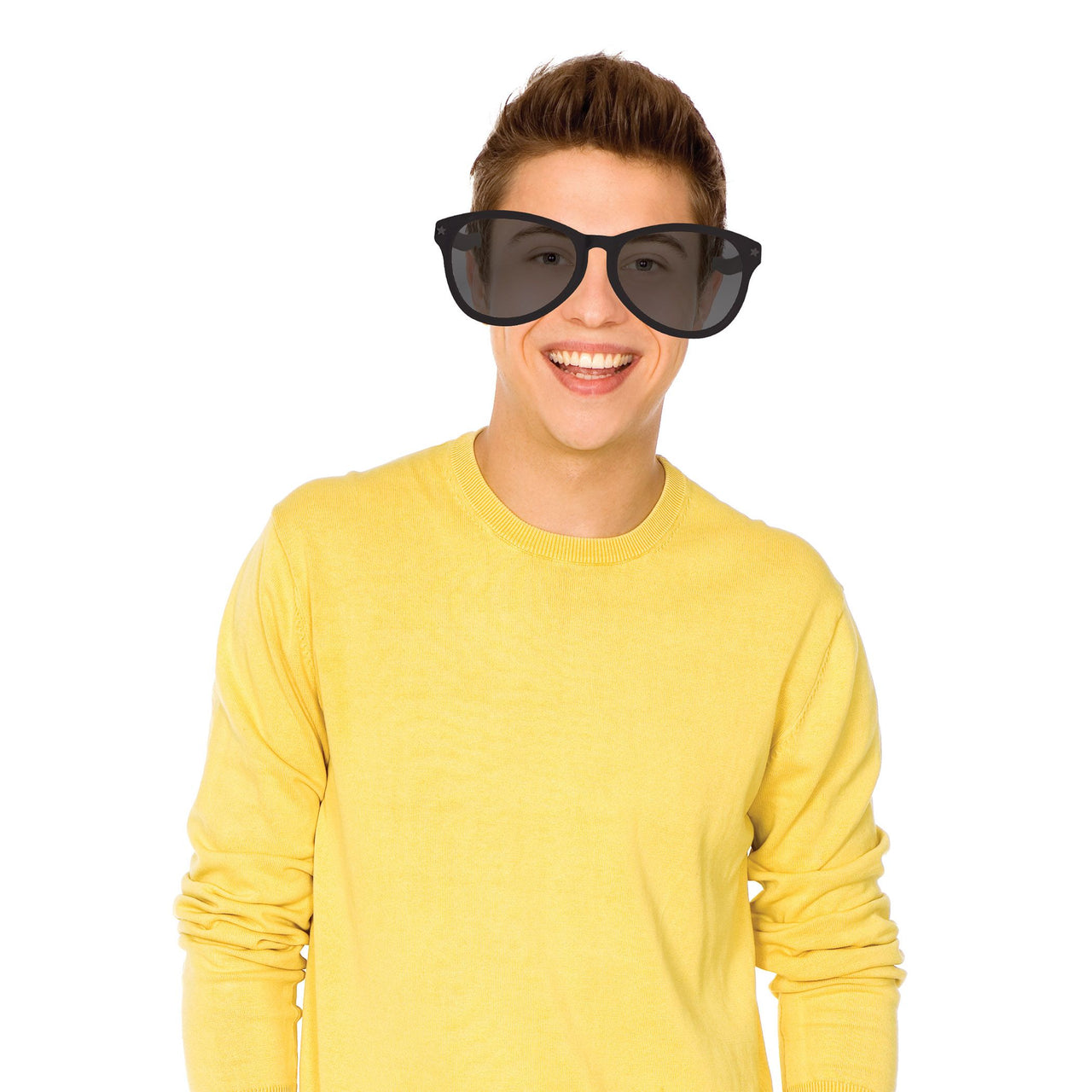 Jumbo Black Novelty Glasses - One Size Fits Most