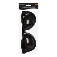 Jumbo Black Novelty Glasses - One Size Fits Most