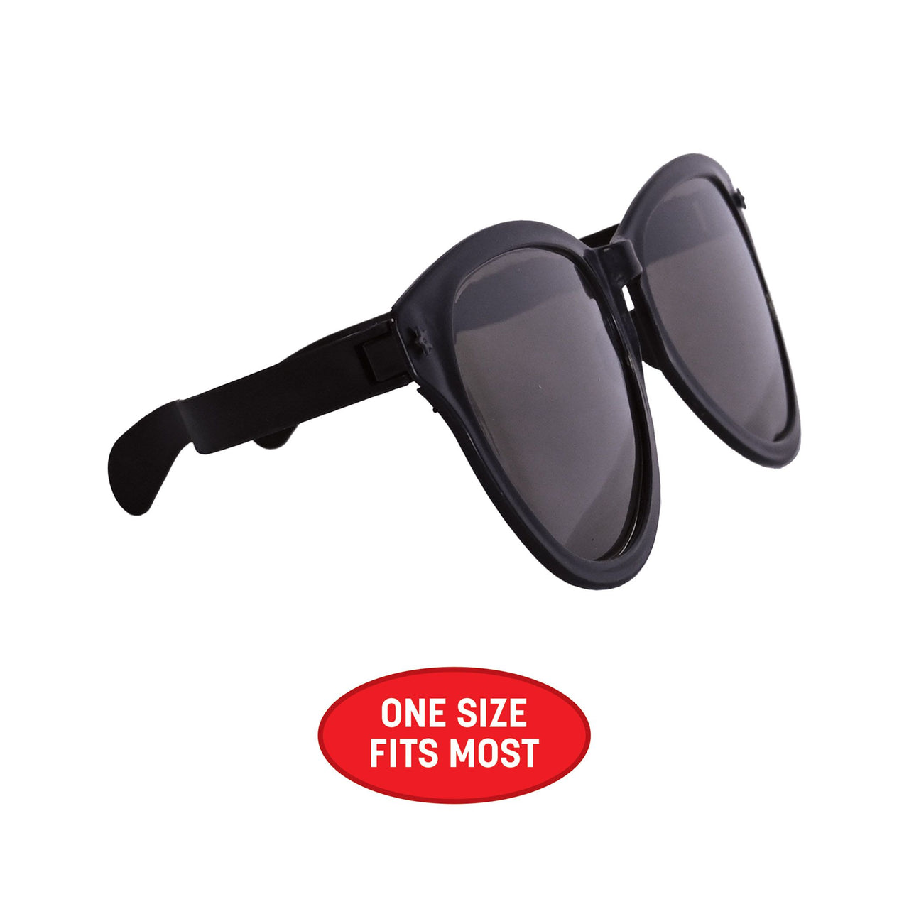 Jumbo Black Novelty Glasses - One Size Fits Most