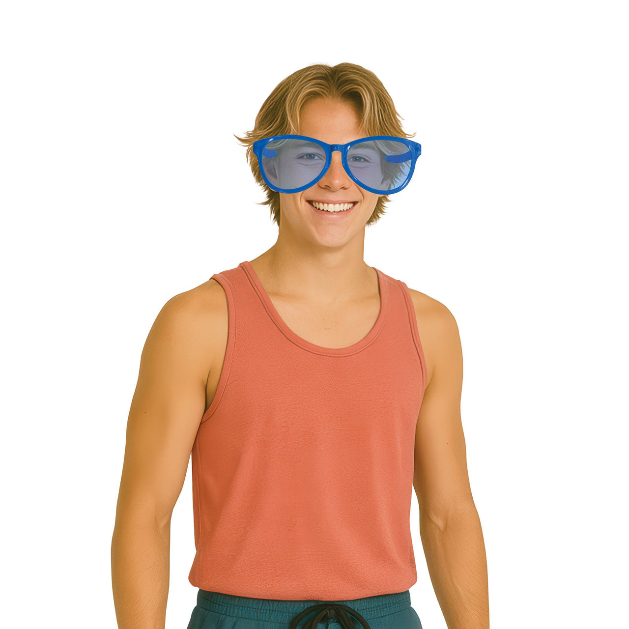 Jumbo Blue Novelty Glasses - One Size Fits Most
