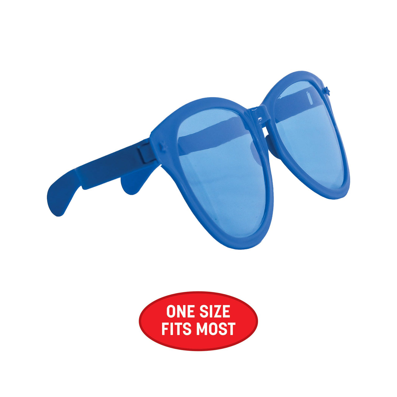 Jumbo Blue Novelty Glasses - One Size Fits Most
