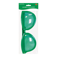 Jumbo Green Novelty Glasses - One Size Fits Most