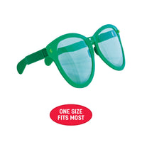 Jumbo Green Novelty Glasses - One Size Fits Most