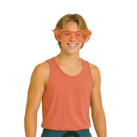 Jumbo Orange Novelty Glasses - One Size Fits Most