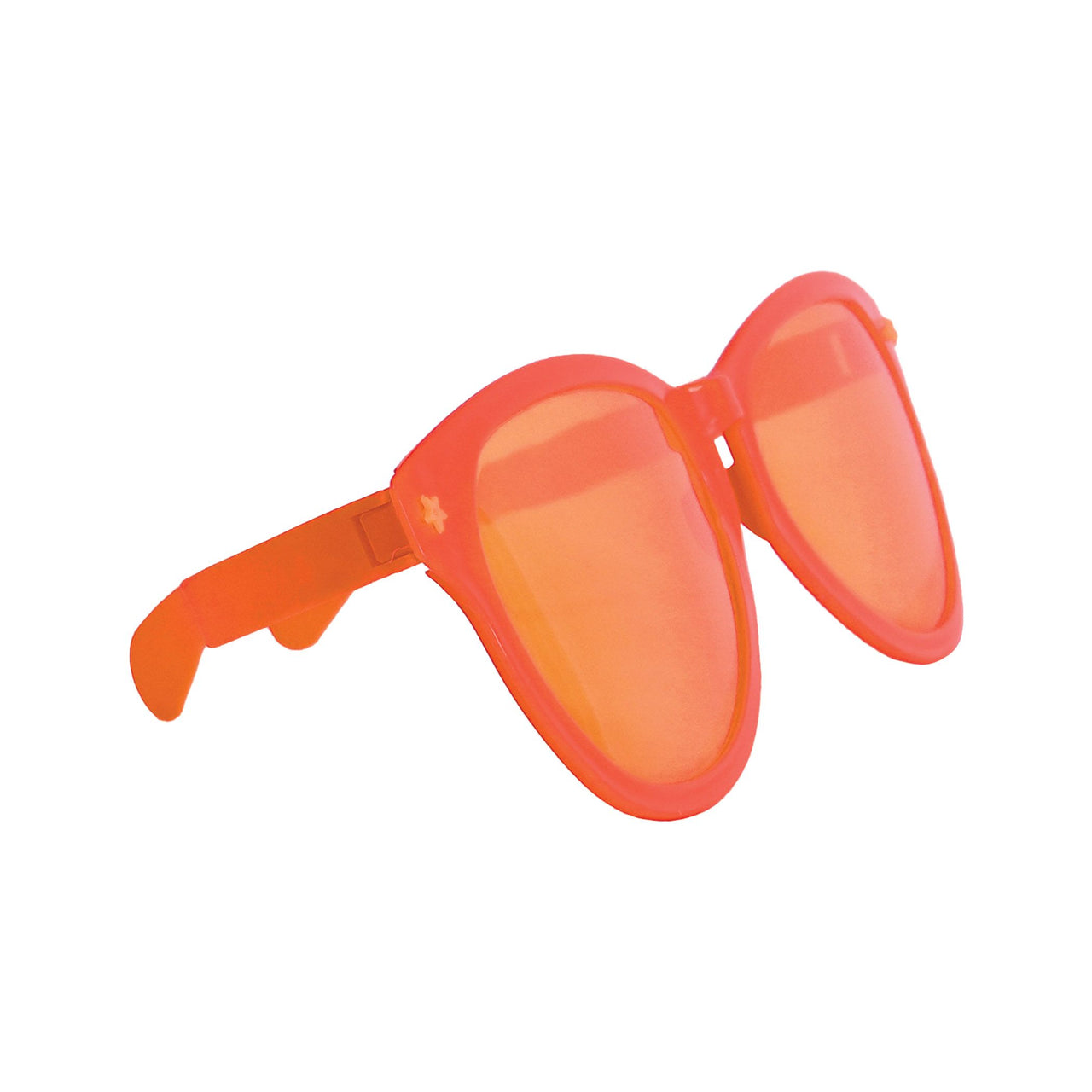 Jumbo Orange Novelty Glasses - One Size Fits Most