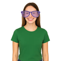 Jumbo Purple Novelty Glasses - One Size Fits Most