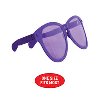 Jumbo Purple Novelty Glasses - One Size Fits Most