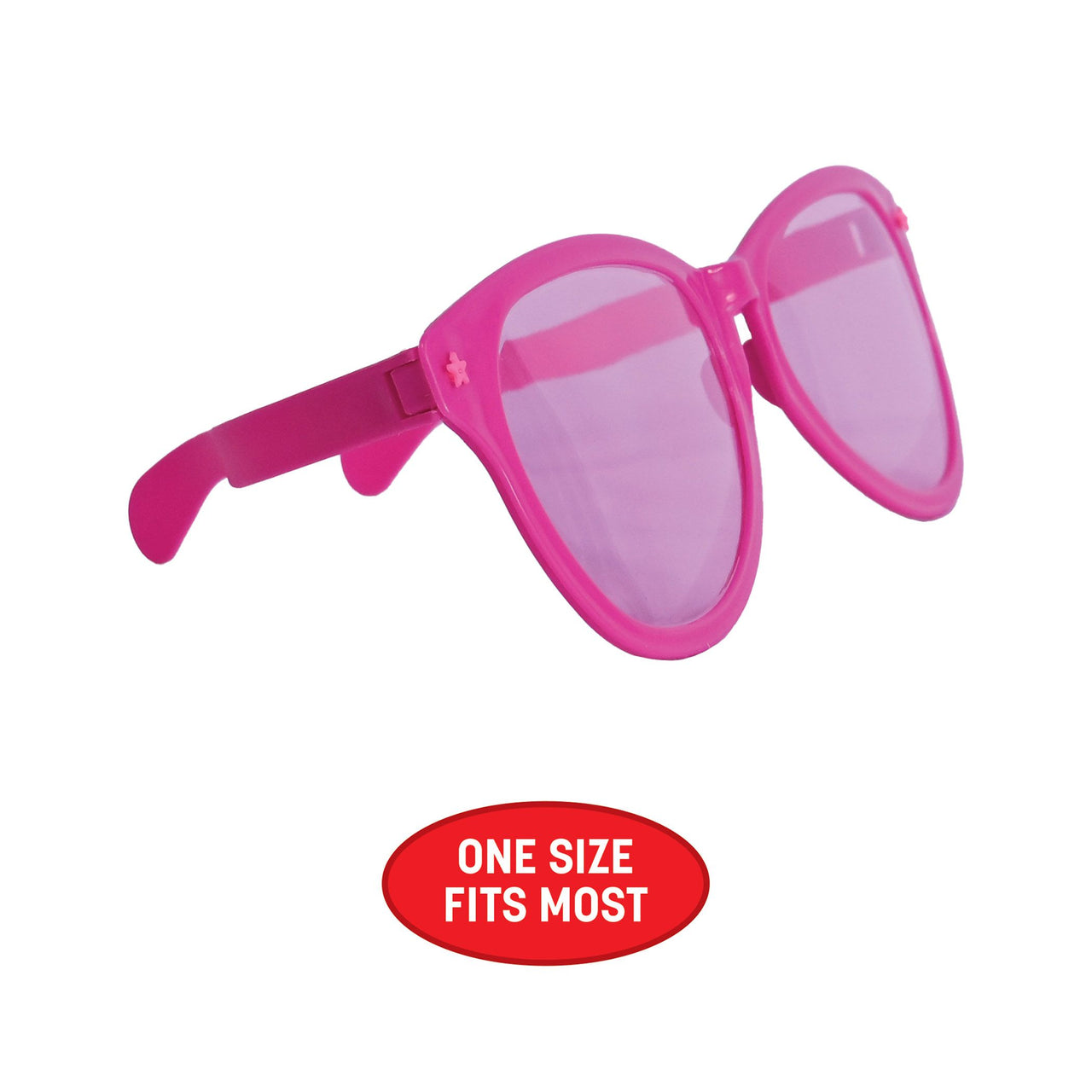 Pink Jumbo Glasses - Fun Novelty Costume Accessory