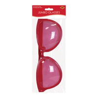 Jumbo Red Novelty Glasses - One Size Fits Most