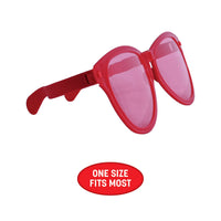 Jumbo Red Novelty Glasses - One Size Fits Most