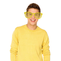 Yellow Jumbo Novelty Glasses - One Size Fits Most