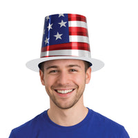 Patriotic Foil Hi-Hat - One Size Fits Most