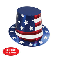 Patriotic Foil Hi-Hat - One Size Fits Most