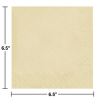 Bulk Ivory 2 Ply Luncheon Napkins (600 per Case)