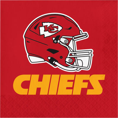 192 pc Bulk Kansas City Chiefs Luncheon Napkins - Sports Party Supplies by Creative Converting