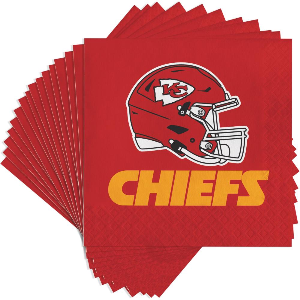 192/Case Bulk Kansas City Chiefs Luncheon Napkins