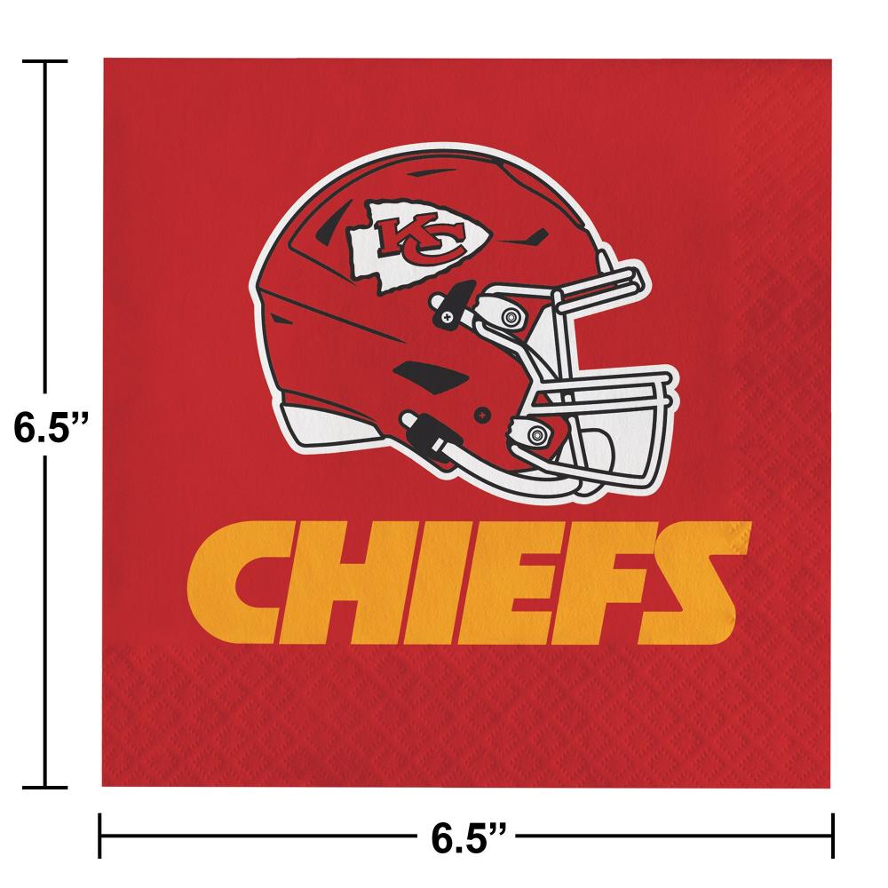 192/Case Bulk Kansas City Chiefs Luncheon Napkins