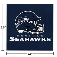 192/Case Bulk Seattle Seahawks Luncheon Napkins