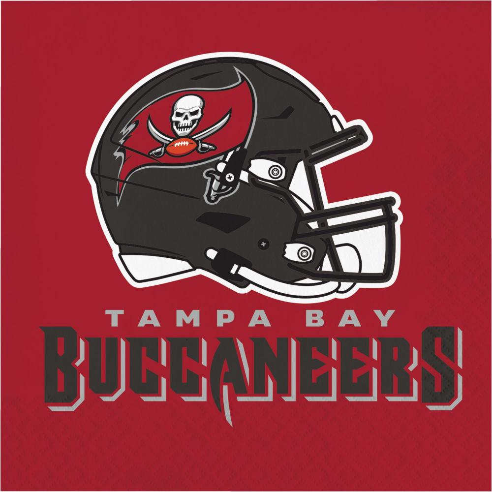 192 pc Bulk Tampa Bay Buccaneers Luncheon Napkins - Sports Party Supplies by Creative Converting
