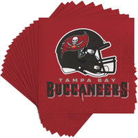 192/Case Bulk Tampa Bay Buccaneers Luncheon Napkins