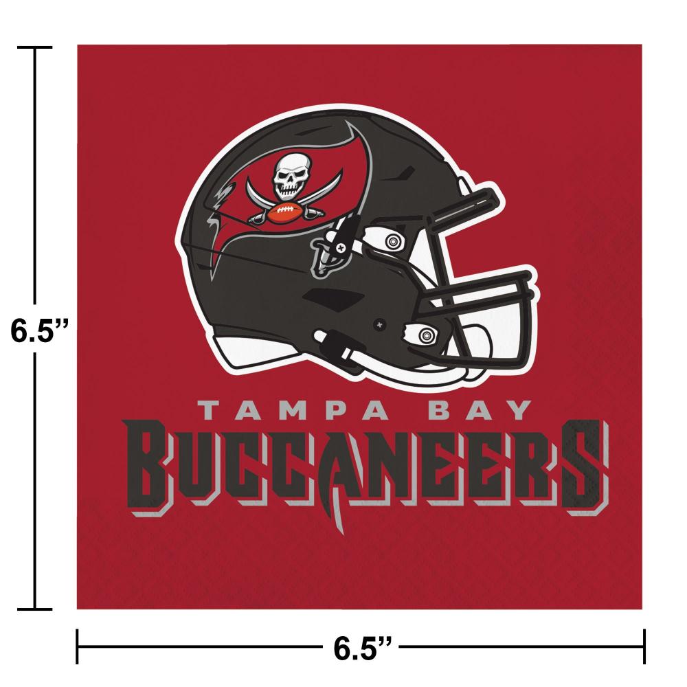 192/Case Bulk Tampa Bay Buccaneers Luncheon Napkins
