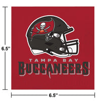 192/Case Bulk Tampa Bay Buccaneers Luncheon Napkins