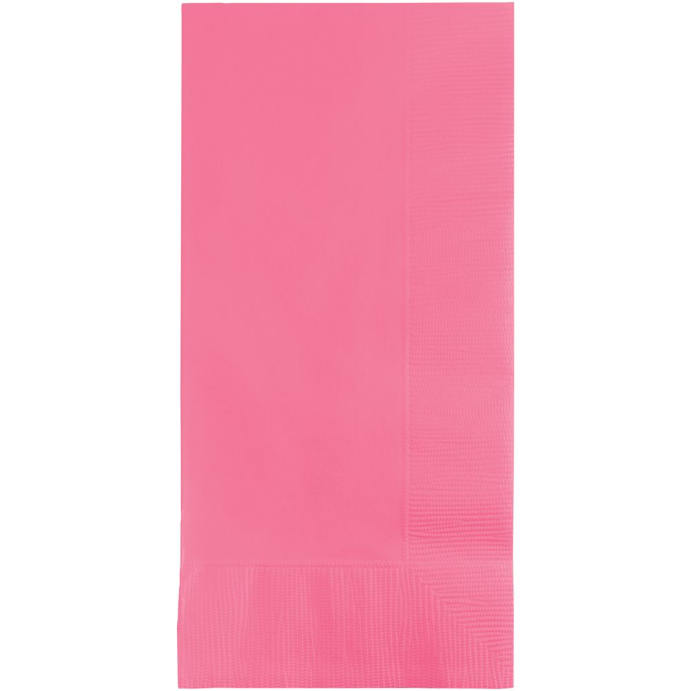 Candy Pink Guest Towels 7.75" x 4.5", 40 ct