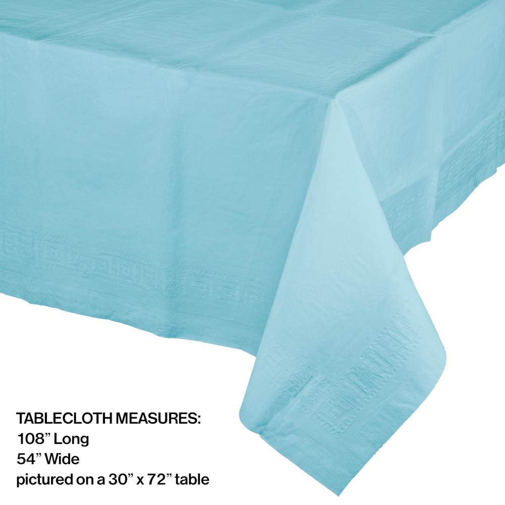 6ct Bulk Pastel Blue Paper Table Covers