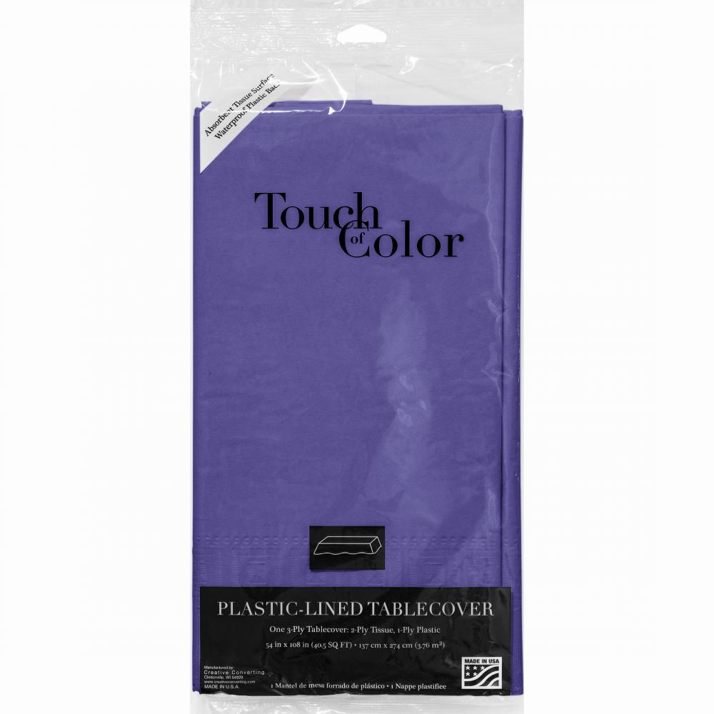 6ct Bulk Purple Paper Table Covers
