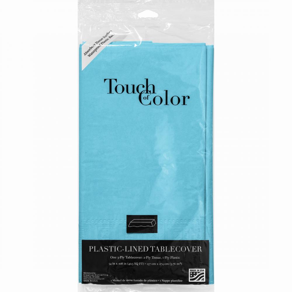 6ct Bulk Bermuda Blue Paper Table Covers