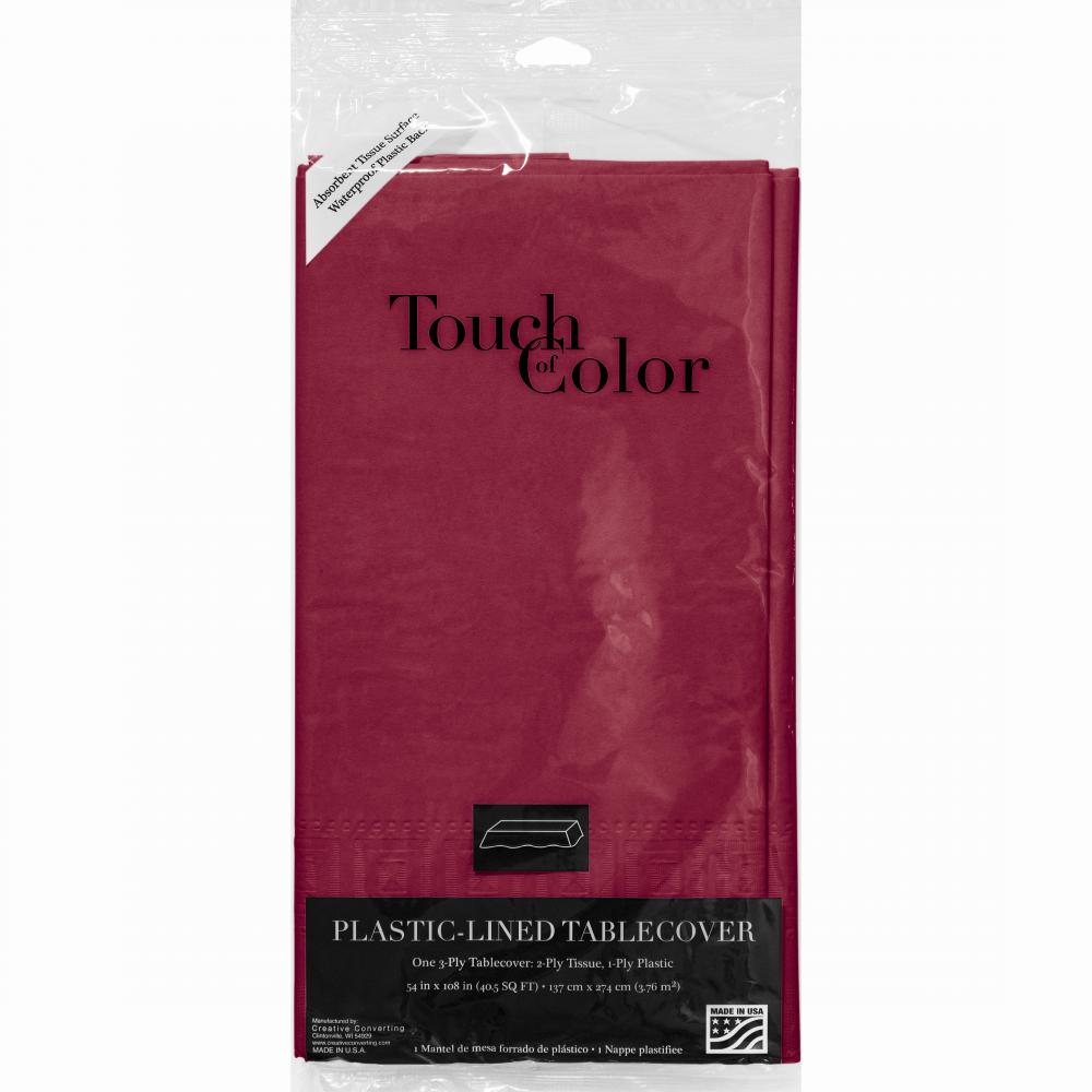 6ct Bulk Burgundy Paper Table Covers