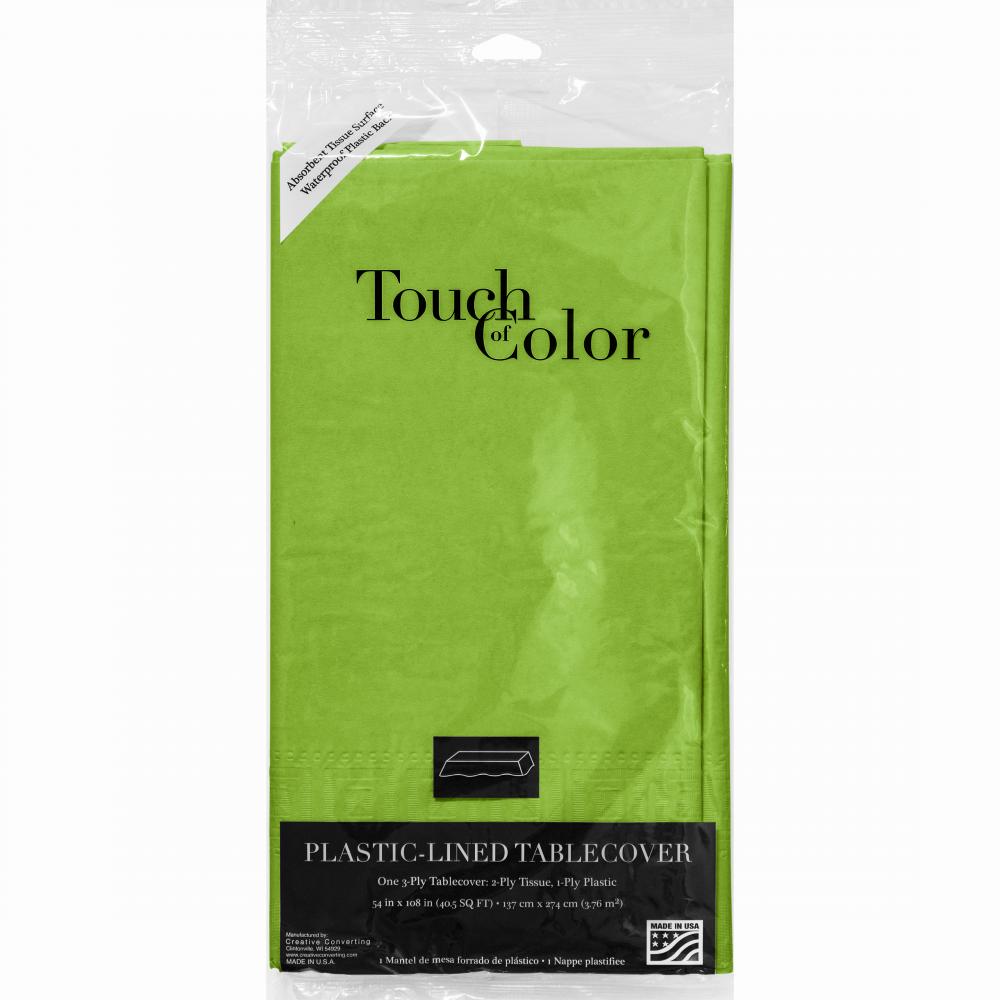 6ct Bulk Fresh Lime Paper Table Covers