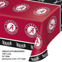 12ct Bulk University of Alabama Plastic Table Covers