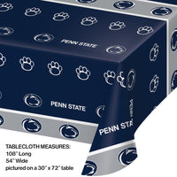 12ct Bulk Penn State Plastic Table Covers
