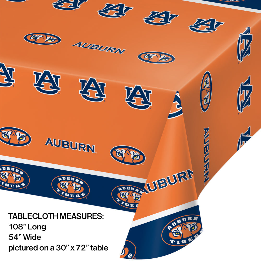 98 Pack Auburn University Tigers Party Supplies Retail Floor Display - Sports Party Supplies by Creative Converting