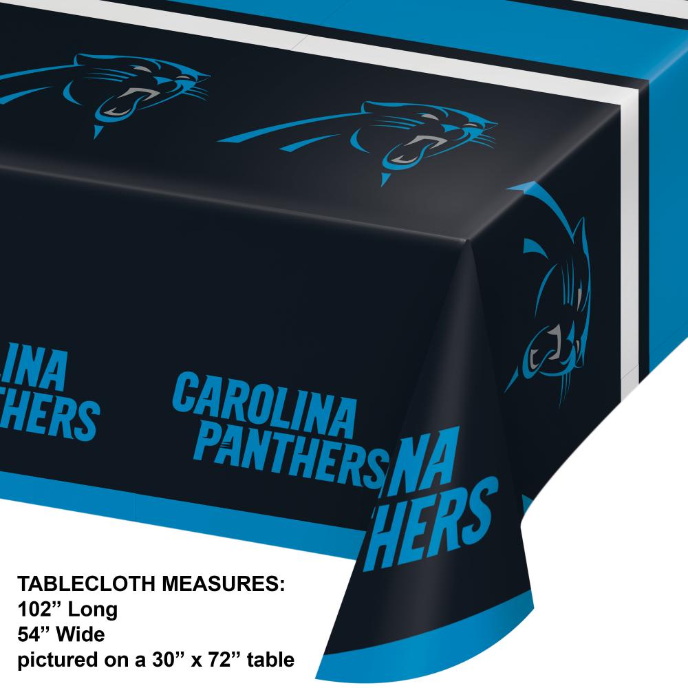 12ct Bulk Carolina Panthers Table Covers