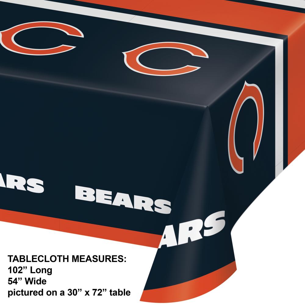 12/Case Bulk Chicago Bears Table Covers