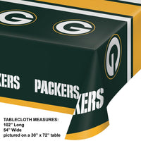 12/Case Bulk Green Bay Packers Table Covers